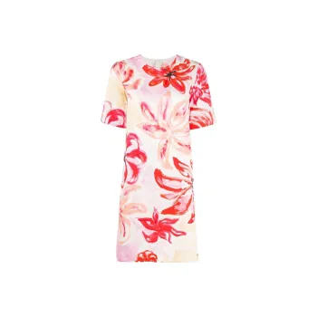 MARNI Short-Sleeved Dresses Women's Pink