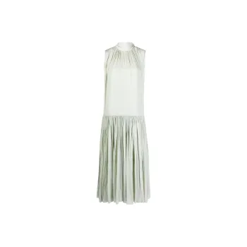 Lanvin Slip Dresses Women's Sage Green