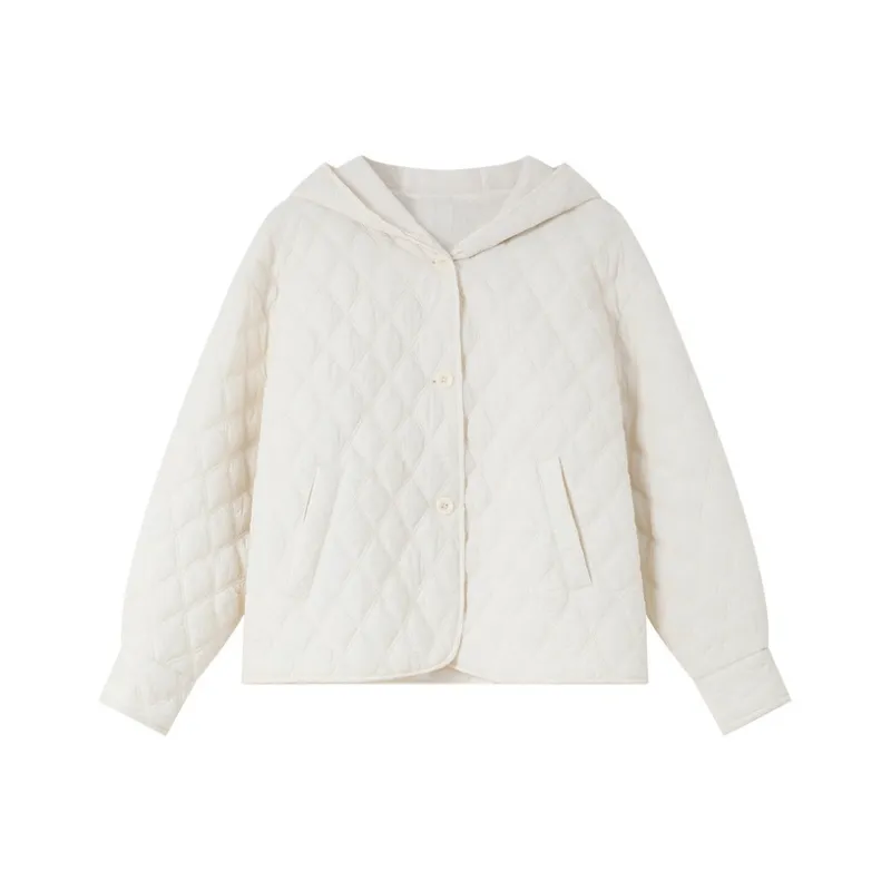 VIMLY Puffer Jacket Women's Cream Apricot-0