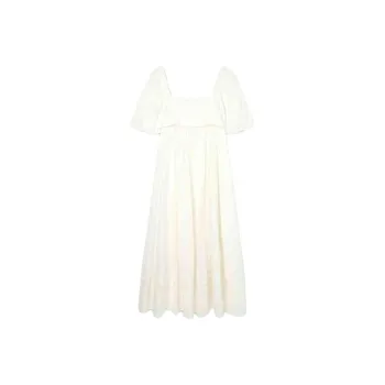Staud Short-Sleeved Dresses Women's White