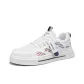 YCA1302 White Blue[Breathable Mesh]
