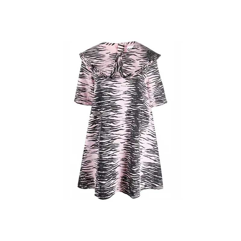 GANNI Short Sleeved Dresses Women's Multicolor-0