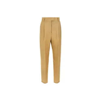 MaxMara Efedra Pleated Straight Leg Trousers