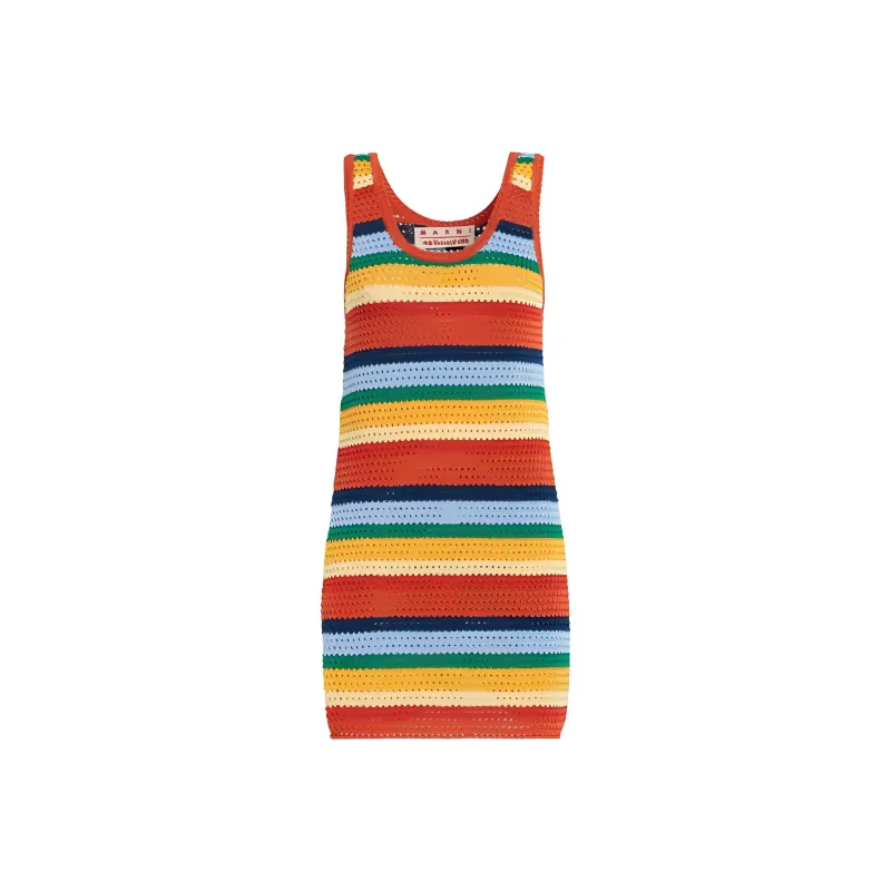 MARNI X No Vacancy Inn Co-brand Sleeveless Dresses Women's Multicolor-0
