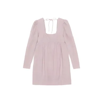 GANNI Long Sleeved Dresses Women's Purple