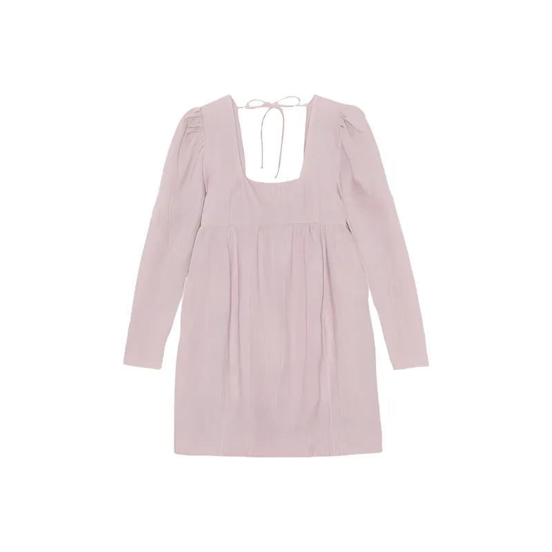GANNI Long Sleeved Dresses Women's Purple-0