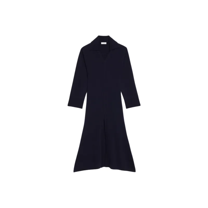 Sandro Long-Sleeved Dresses Women's Marine Blue-0