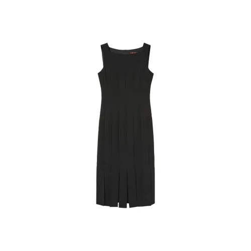 MaxMara Studio Sleeveless Dresses Women's Black