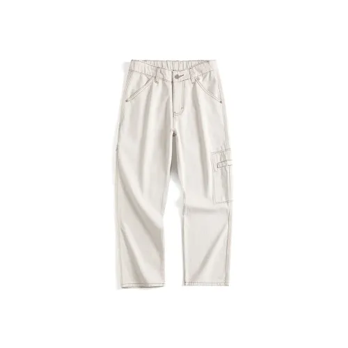 YINLEI Jeans Men Ecru