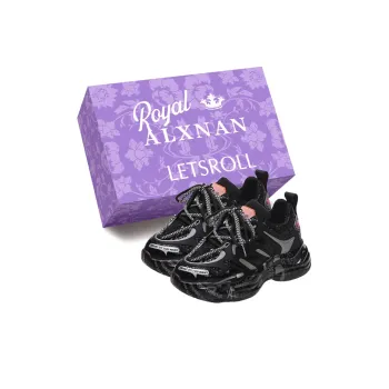 Alxnan Breathable Low Top Chunky Sneakers Women's Box