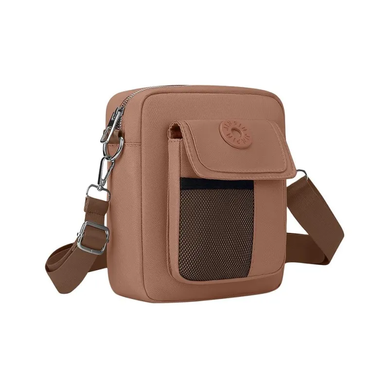 TOUTSEUL YOLO Nylon Fabric Crossbody Bag, Shoulder Bag Unisex Gray/Black/Purple/Khaki/Green/Dark Blue/Dark Brown-21