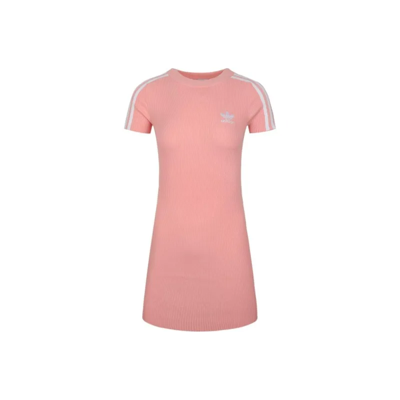 Adidas Originals Short Sleeved Dresses Women's Red-0