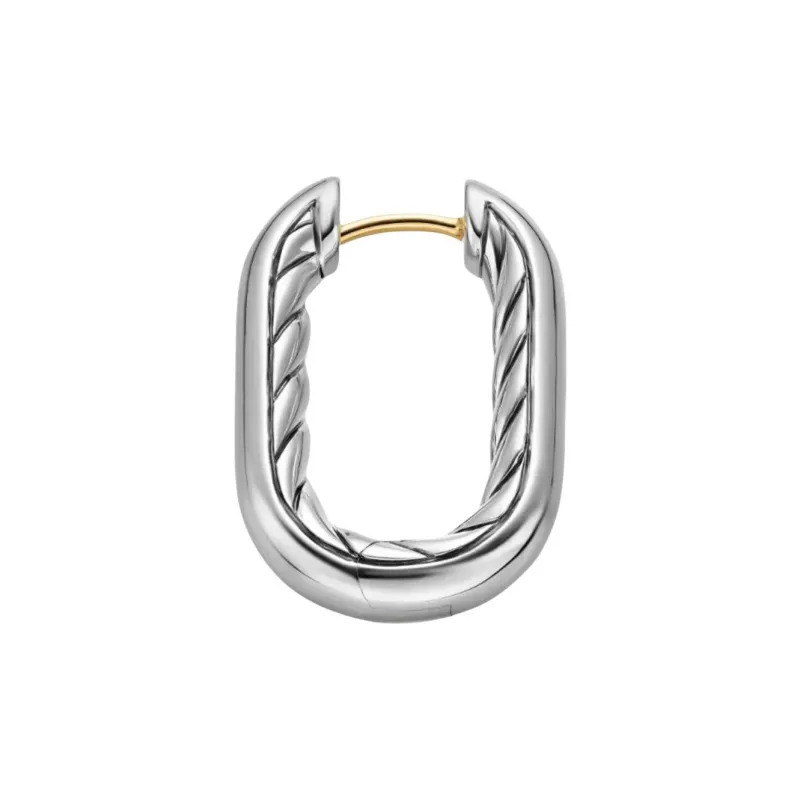 David Yurman Sterling Silver Dy Madison® Hoop Earrings-2