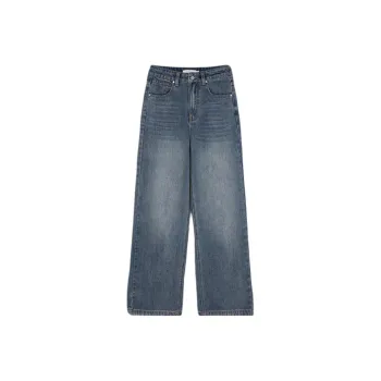 Mo Han Yi Mei Jeans Women's Blue
