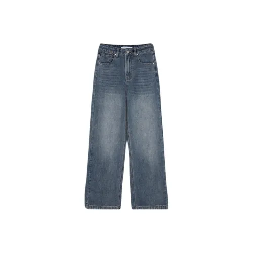 Mo Han Yi Mei Jeans Women's Blue