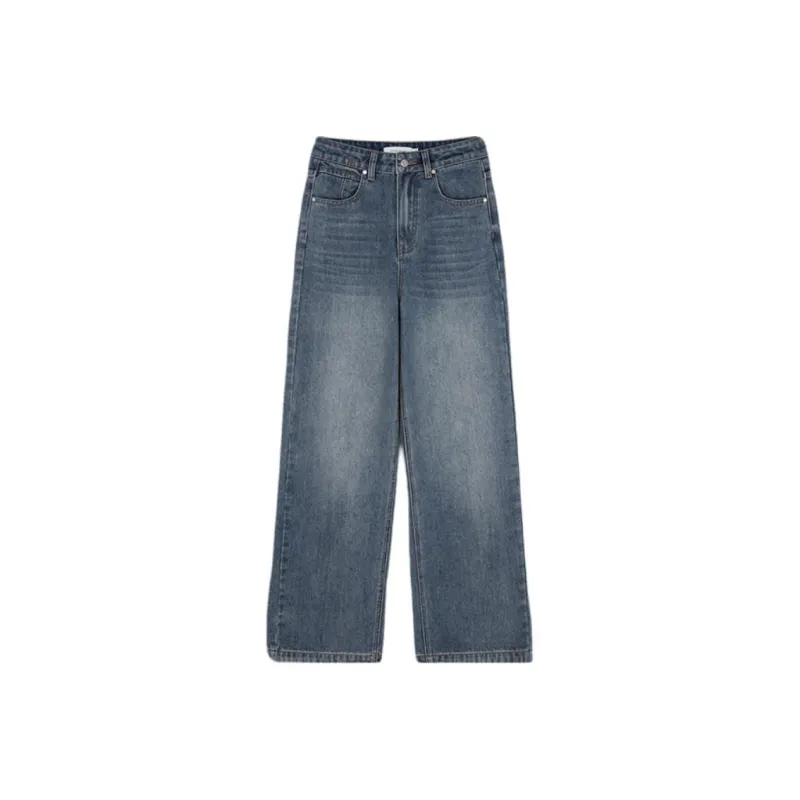 Mo Han Yi Mei Jeans Women's Blue-0