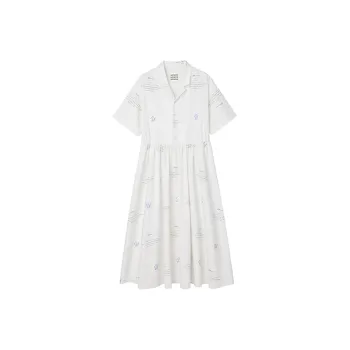 UNRETRO Shirts Skirt Dress White