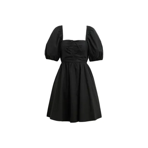 COACH SS24 Short Sleeved Dress Women's Black