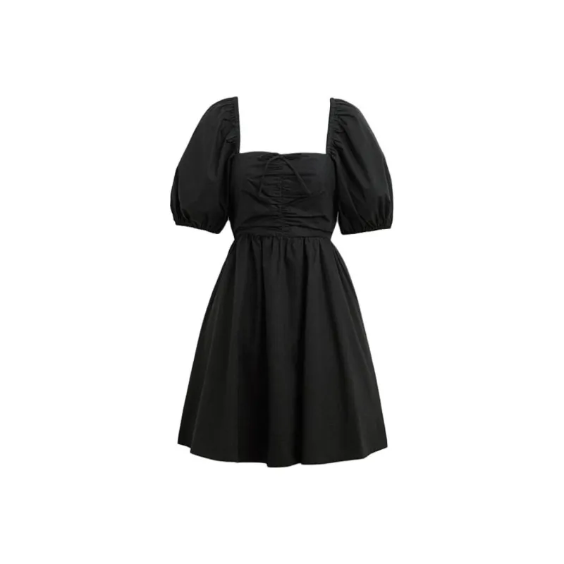 COACH SS24 Short Sleeved Dress Women's Black-0