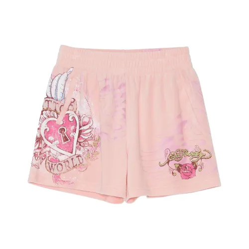 Ed Hardy Casual Shorts Women's Cherry Blossom Pink E1OBW408