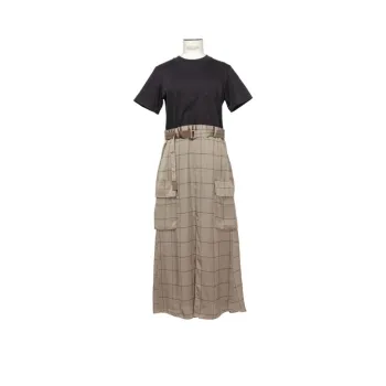Sacai Windowpane Dress
