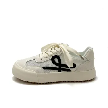EASTERN CAMEL Skateboard Shoes Women's Low Top Cream Beige, Taro Purple, Lemon