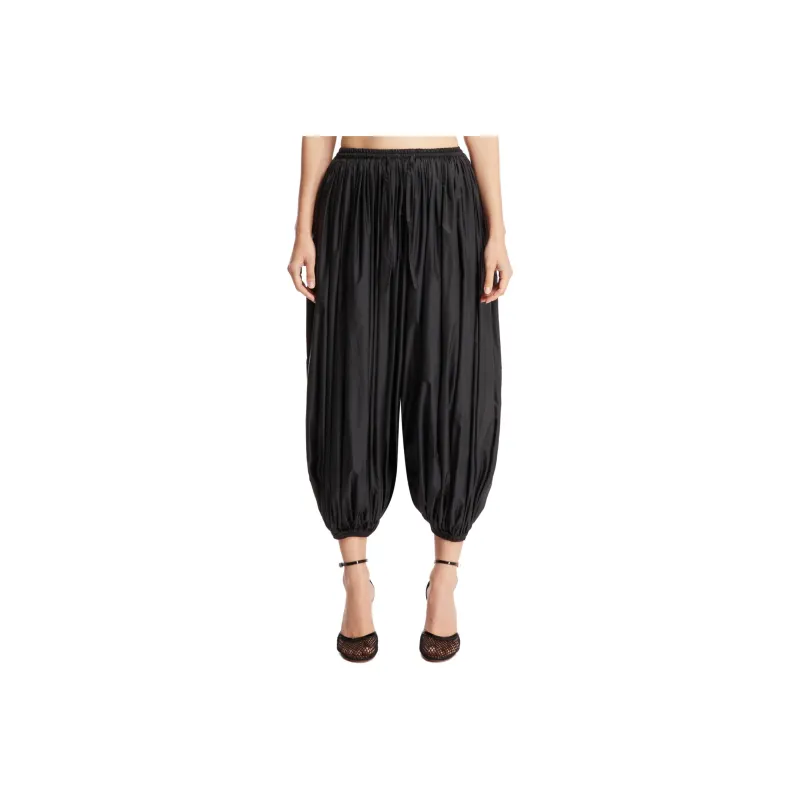 Alaia Ballon Pleated Cropped Pants-1