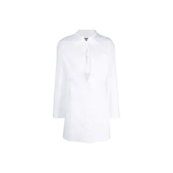 Jacquemus La Robe Baunhilha Layered Shirt Dress