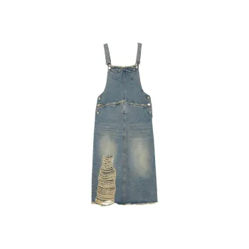 EPTISON WOMAN Denim Long Skirts Women's Denim Blue