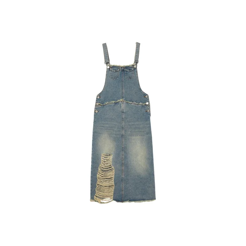EPTISON WOMAN Denim Long Skirts Women's Denim Blue-0