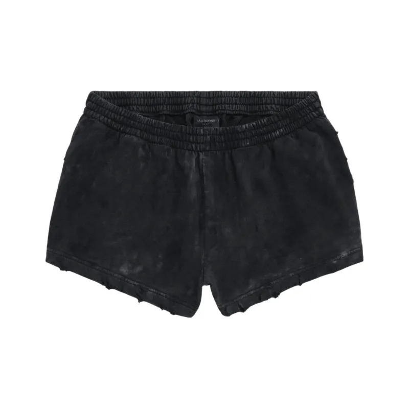 Balenciaga Running Shorts 'Washed Black'-0