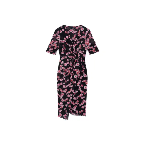 Bebe SS24 Short Sleeved Dresses Women's Heather Black