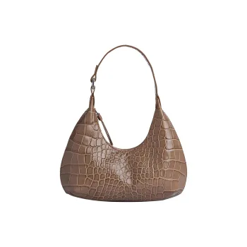 By Far Baby Amber Cow Leather Shoulder Bag Regular Women's Umber