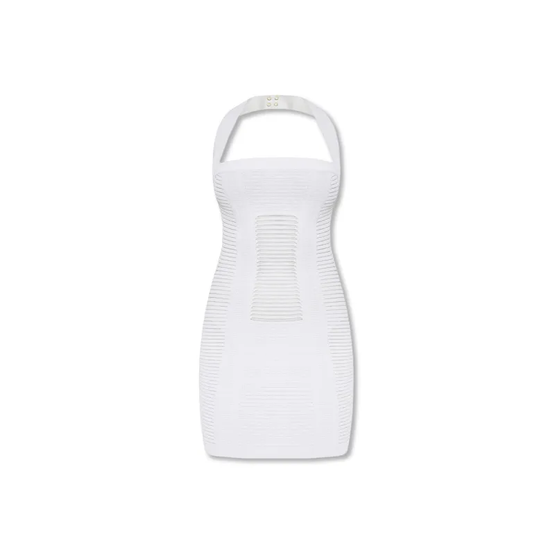 BALMAIN Sleeveless Dress Women's White-0