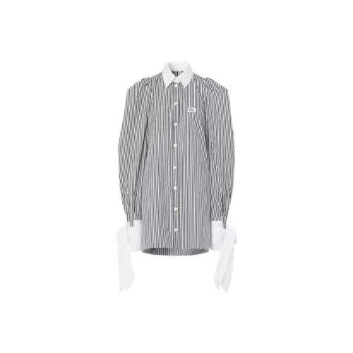 Burberry Long Sleeved Dresses Women's Black