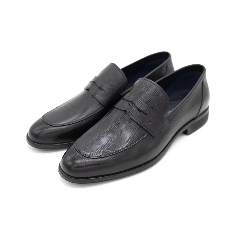 Satchi Business Formal Leather Shoes Men's Black-3