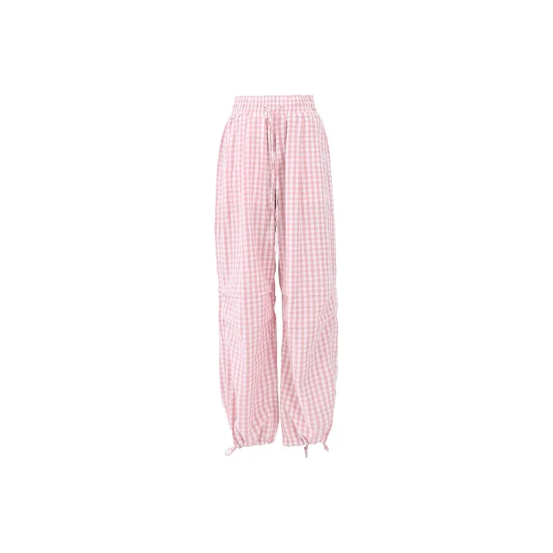Kazakhstan Casual Pants Women's Pink-7