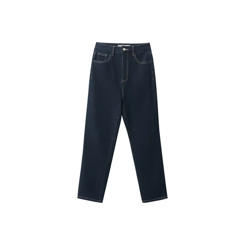 AMII Jeans Women's Dark Denim Blue-0