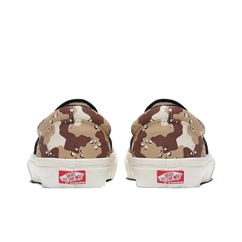 Vans Customs Low Top Skateboard Shoes Unisex Brown-2