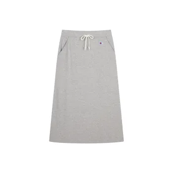 Champion Knitted Fabric Half Length Long Skirt US Version Women's