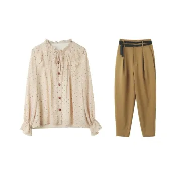 ANNECHEN Shirt Matching Sets Women's