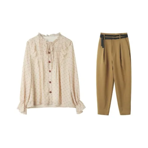 ANNECHEN Shirt Matching Sets Women's