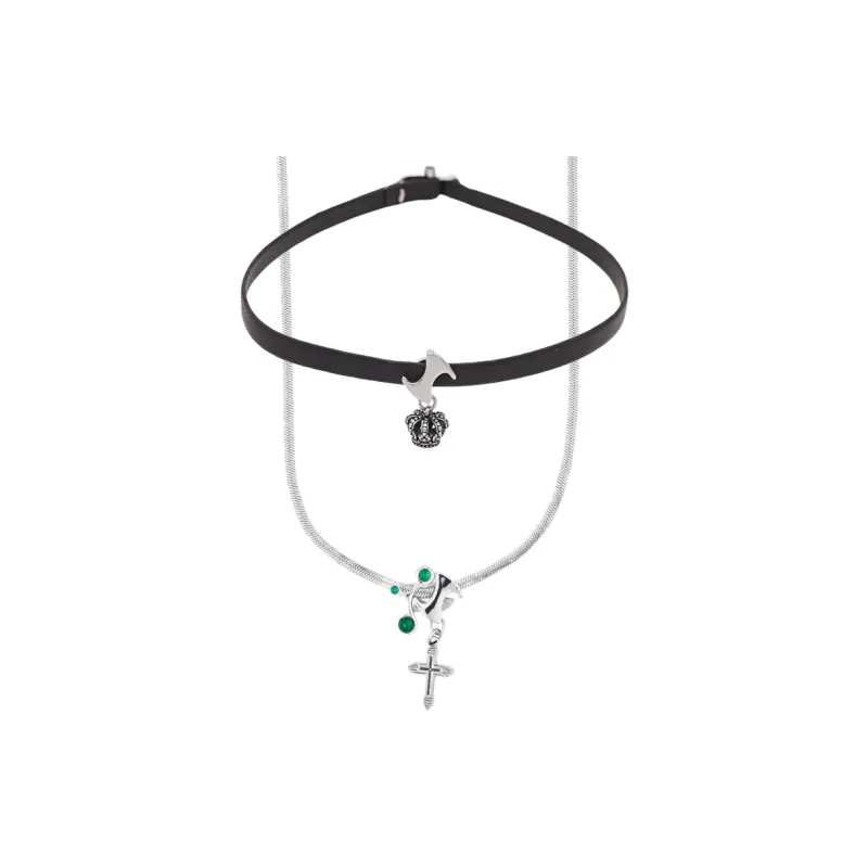 MADE BY DIZON Zircon Necklaces Women's-0