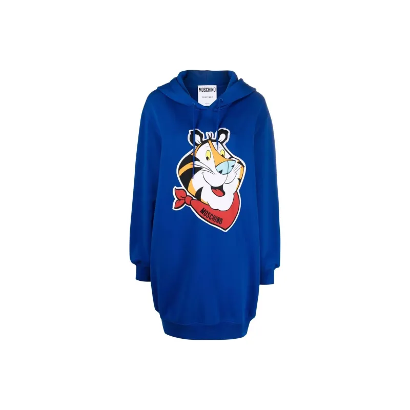 MOSCHINO Long-Sleeved Dresses Women's Blue-0