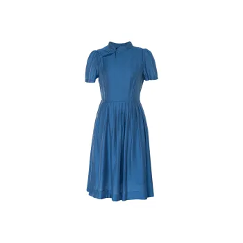 ROEYSHOUSE Short Sleeved Dresses Women's Blue