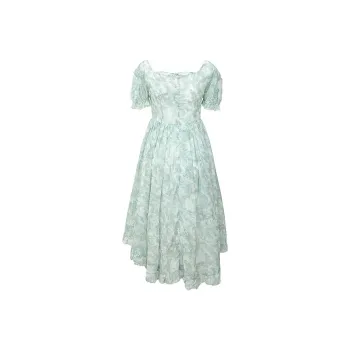 Incolore Short Sleeved Dresses Women's Green