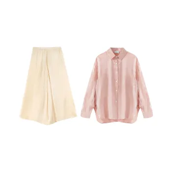 QYPRF Shirt Matching Sets Women's