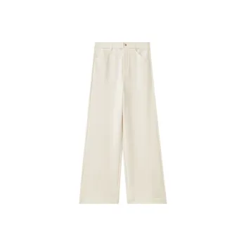 SHUIYUNJIAN Casual Pants Women's Ivory White