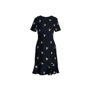 ROEYSHOUSE Short Sleeved Dresses Women's Black