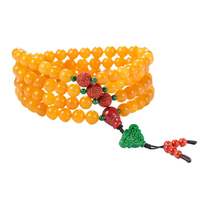 S&A Amber Beeswax Bracelets Women's-0